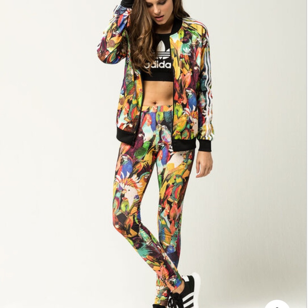 Adidas Originals X Farm Passaredo Trefoil Track Jacket and Leggings